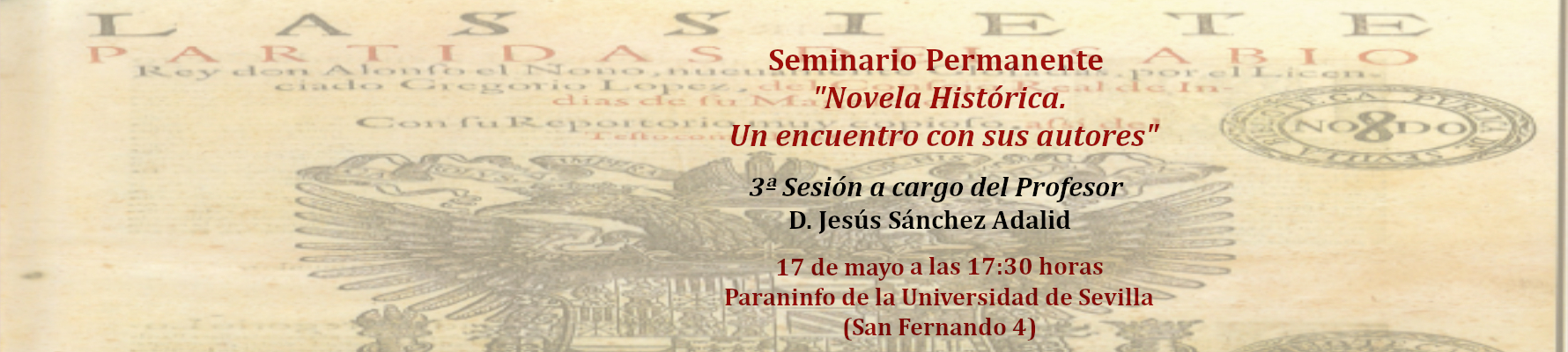 CONFERENCIA PROF. D. JESÚS SÁNCHEZ ADALID