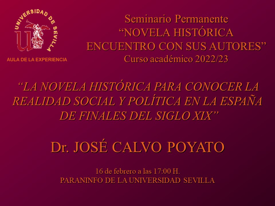 CONFERENCIA D. JOSÉ CALVO POYATO