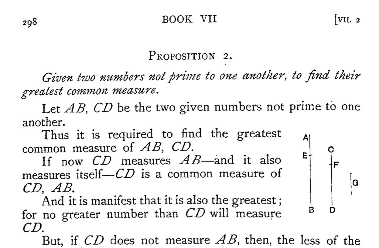 trozo aritmético de euclides