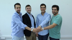 El equipo que hay detrás de Bracelit: Antonio Palomares, Antonio López, Valentín Pedrosa y Javier Canas