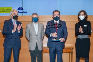 Entrega del Premio 'Ciudad Más Sostenible' al Ayuntamiento de Málaga. FUENTE: www.malaga.eu