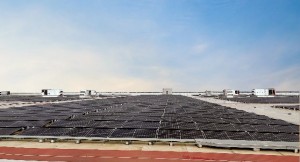 Instalación de energía solar del centro logístico de Amazon en Dos Hermanas (Sevilla). FUENTE: Amazon