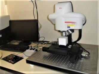 Confocal optical microscope (Leica, DCM3D)