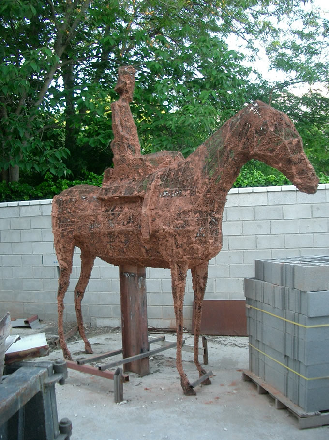 Documentaci&oacute;n del proceso creativo de la escultura ecuestre de la Condesa de Barcelona por Miguel Garc&iacute;a Delgado (GEA)
Investigador responsable: Andr&eacute;s Luque Teruel,
Dpto. Historia del Arte
&nbsp;