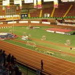 Pista de atletismo del Pabellón de San Pablo