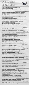 cartel horario2014