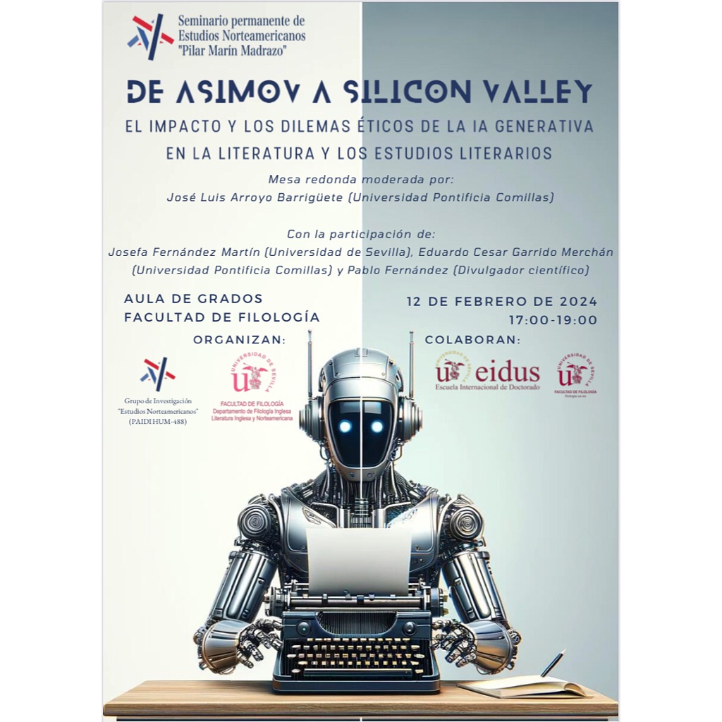 Poster De Asimov a Silicon Valley AI