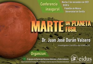 Lee más sobre el artículo Conferencia inaugural: Marte un planeta fósil