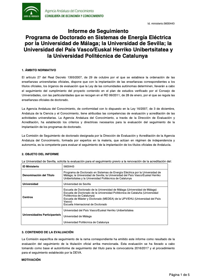 Informe de seguimiento 16/17