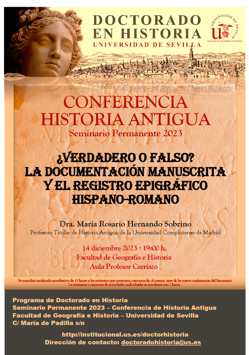 conferencia historia antigua