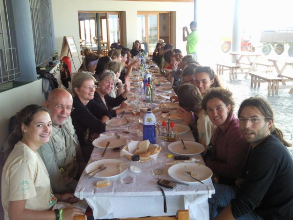 Almuerzo en el CRA Salinas de Chiclana