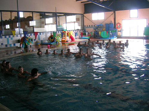 Competiciones deportivas en piscina