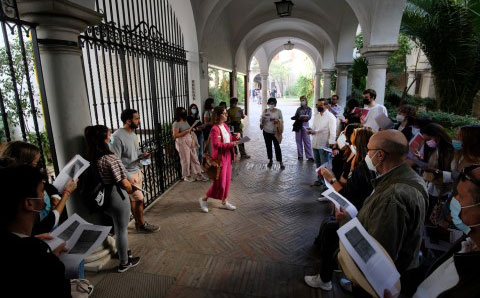 Plaza del Cabildo. Placa