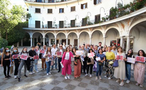 Plaza del Cabildo. Placa