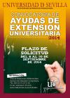 Cartel Ayudas Extension Universitaria